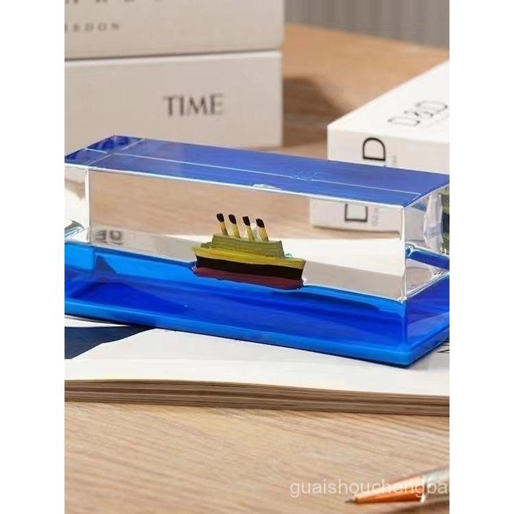 ขวดเครื่องประดับเรือโจรสลัด Black Pearl พร้อมของเหลว สวยงามและเหมาะสำหรับของขวัญวันเกิด