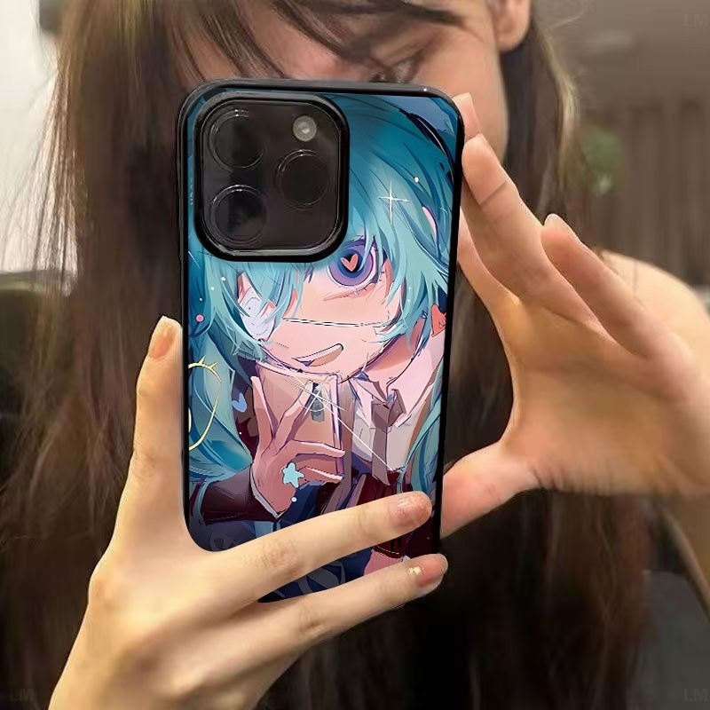 Love สองมิติสาวนุ่มกันกระแทกเหมาะสําหรับ iPhone 17PROMAX 16PLUS 15PLUS XR XS โทรศัพท์มือถือป้องกันกร