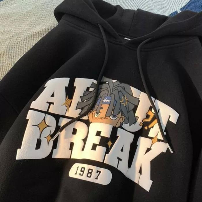 🐳 【boxy hoodie】 HOODIE HITAM PRIA / HODIE / SWEATSHIRT / OUTERWEAR HITAM PRIA /