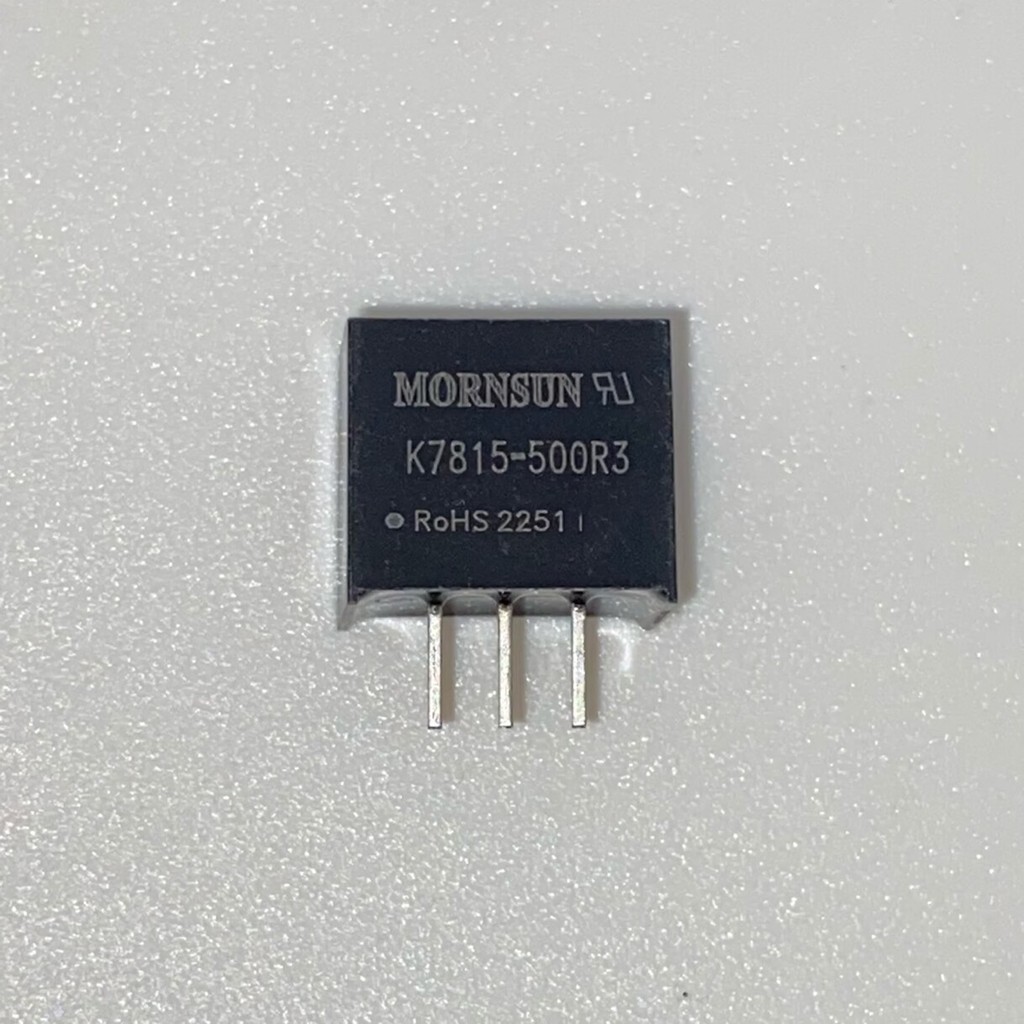 รุ่น K7815-500R3   DC-DC โมดูลจ่ายไฟที่ไม่แยก 15V   0.5A