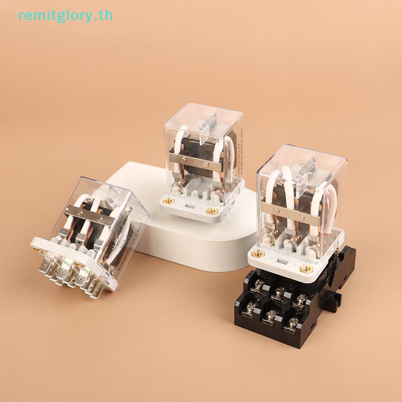 Remitglory รีเลย์ระดับกลาง JQX-38F 3Z 40A รีเลย์ไฟฟ้ารีเลย์แม่เหล็กไฟฟ้า DC12V DC24V AC220V TH