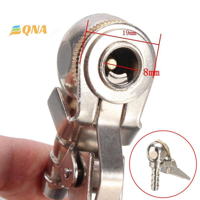 [QNA] Clip-On Tyre Air Chuck Inflator พร้อมก้านวาล์วสําหรับเครื่องมือซ่อมยางรถยนต์ใหม่