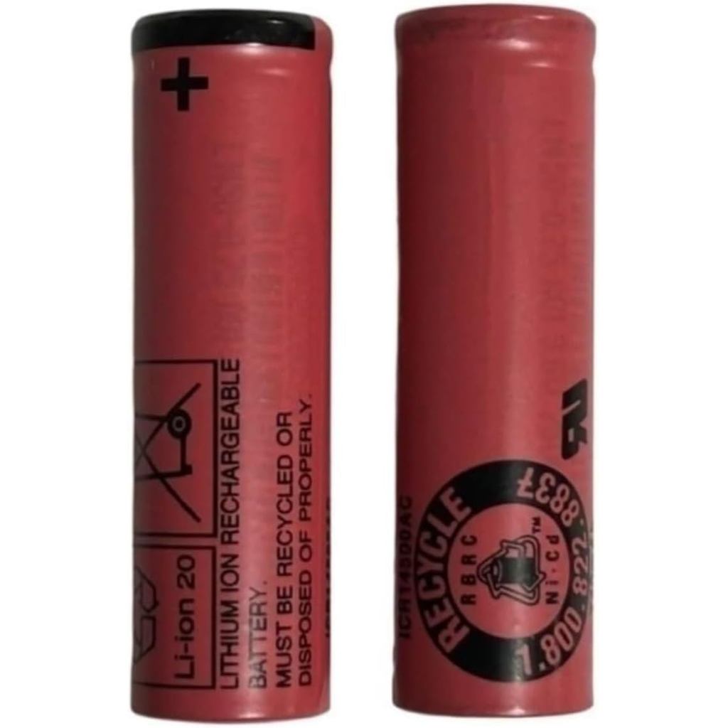 Lot De 2 Piles Rechargeables 3,7 V 740 MAh UR14500AC. Compatibles Avec Braun Oral-B Les Brosses À De