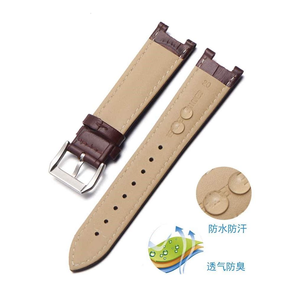 สายหนังแท้แท้ผู้หญิงเหมาะสําหรับนาฬิกา MK Mike Cors MK2277 2425 5896 5354 Notch อินเทอร์เฟซ 20