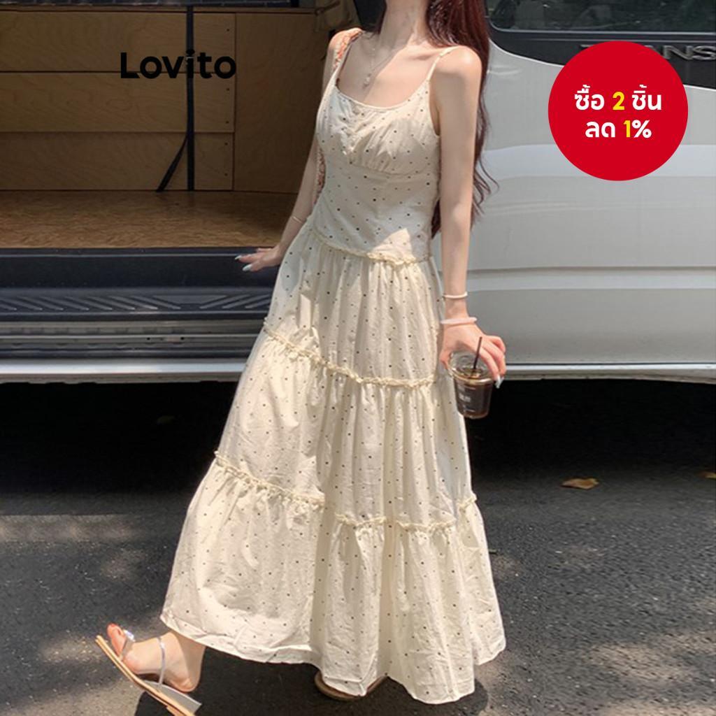 ชุดเดรสผู้หญิงลําลองลายธรรมดา ลา75411