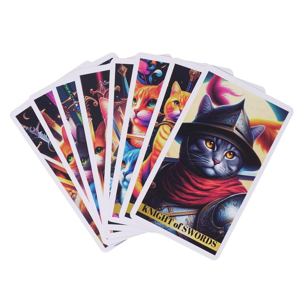 Beginner Tarot Deck Beginner Tarot Original Tarot Cards Cat Tarot Deck English Fortune Telling Game Tarot tayenith