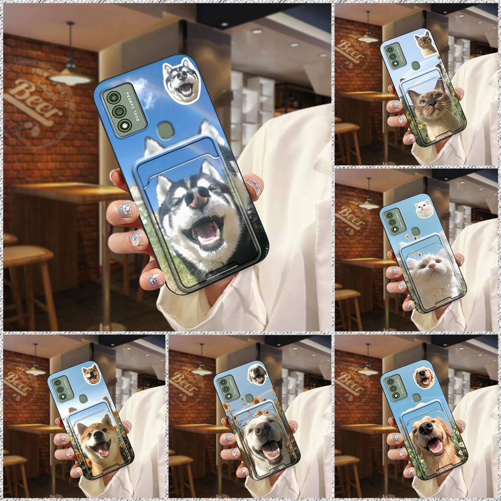 ป้องกันฝุ่นแฟชั่นออกแบบเคสโทรศัพท์สําหรับ Wiko Voix/U616AT แมวน่ารัก Graffiti ช่องใส่การ์ด Anti-knoc