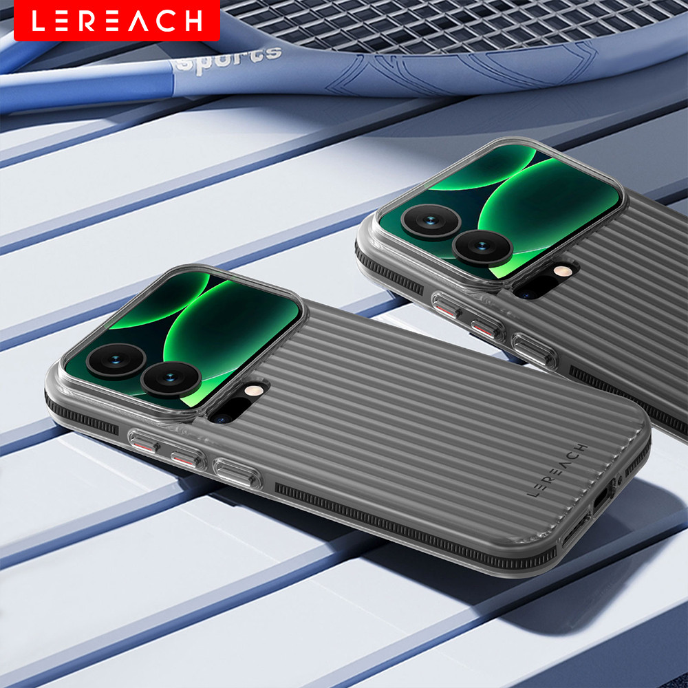 Lereach สําหรับ Xiaomi 17 Pro Max/17Pro/17 ลูกฟูก Frosted PC เคสโทรศัพท์, Light และ Shadow Prism Anti-Slip Slim ฝาครอบป้องกัน