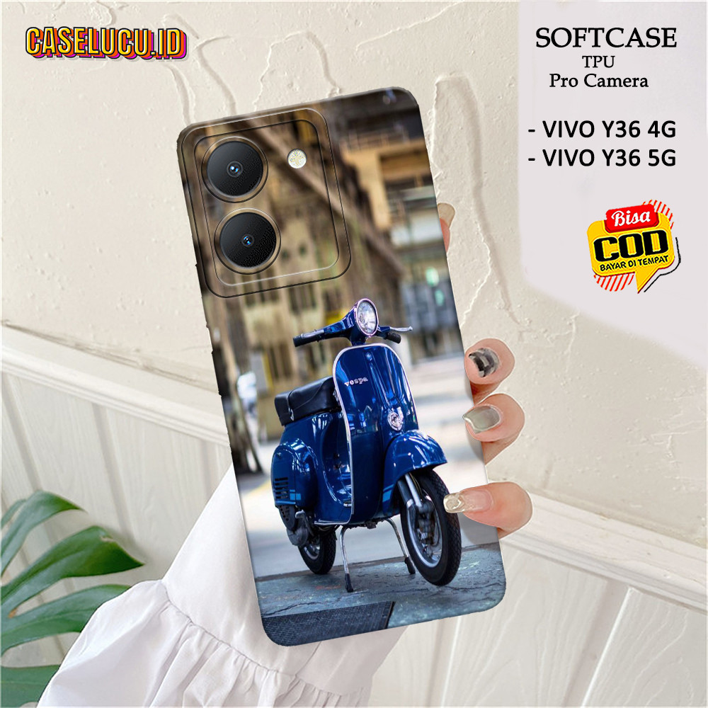 HP เคสโทรศัพท์ Vivo Y36 4G / Y36 5G ล่าสุด - เคสแฟชั่น Vespa - เคส Vivo Y36 4G / Y36 5G - เคส Vivo Y