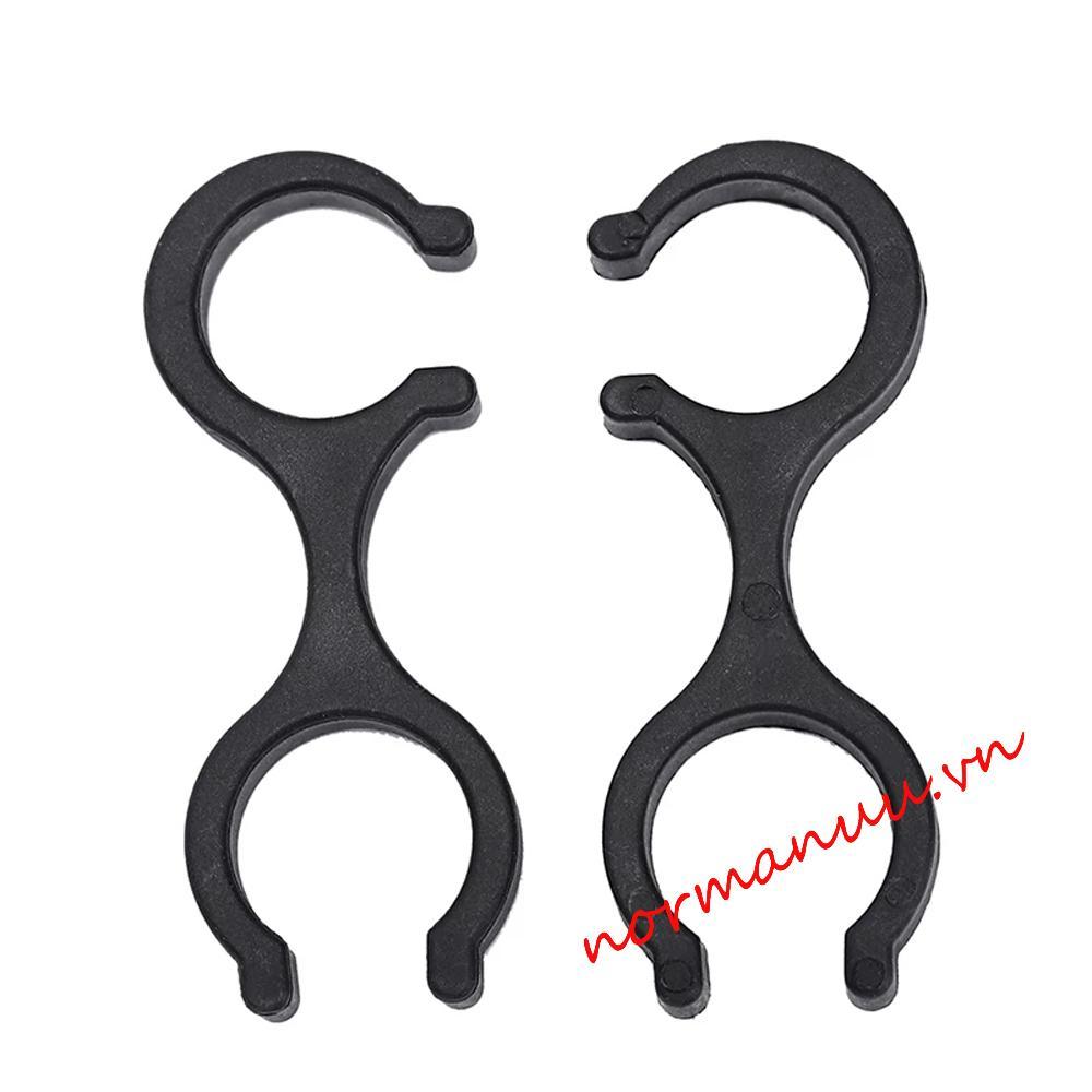 NORMAN6G Walking Stick Buckle Nordic Walking Sticks อุปกรณ์เสริมโคลนทราย Camp Hike สีดํา Trekking Po