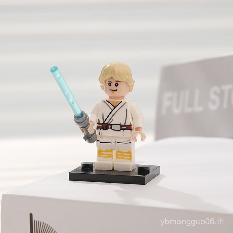 Star Wars Luke Skywalker MOC Building Block Minifigure Obiwang Lightsaber โมเดลฟิกเกอร์ประกอบของเล่น