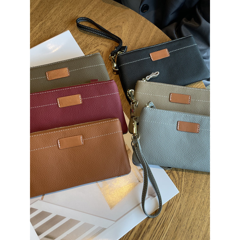 T Texture Full Score 2024 กระเป๋าผู้หญิงหนังแท้, การออกแบบคลัทช์, รสไฮไลท์