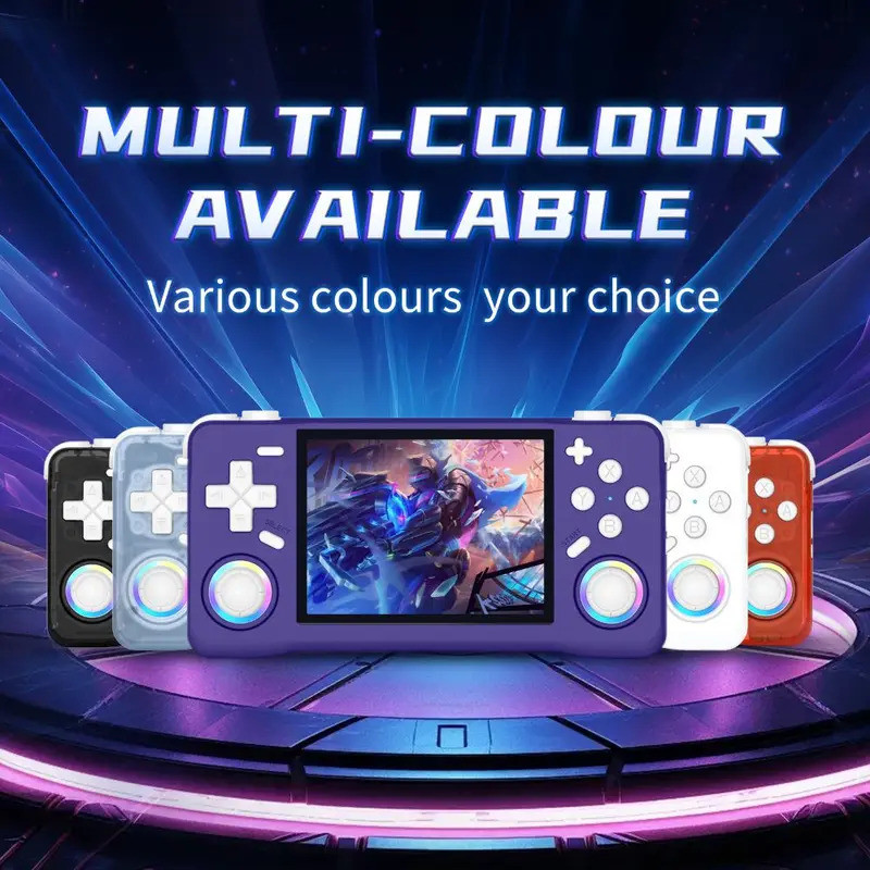 XF35H แบบพกพาเปิดเกมคอนโซลจอยสติ๊ก Dual 3.5 นิ้ว iPS หน้าจอเครื่องเกม 4000mAh 22000 + เกม