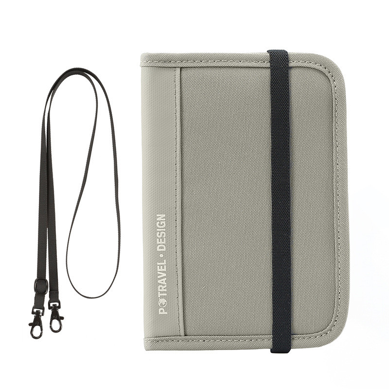 R RFID ป้องกันหนังสือเดินทางกระเป๋าเอกสารการจัดเก็บการเดินทางผู้ถือบัตรน้ําหนักเบาทนต่อการสึกหรอ Home Organizer