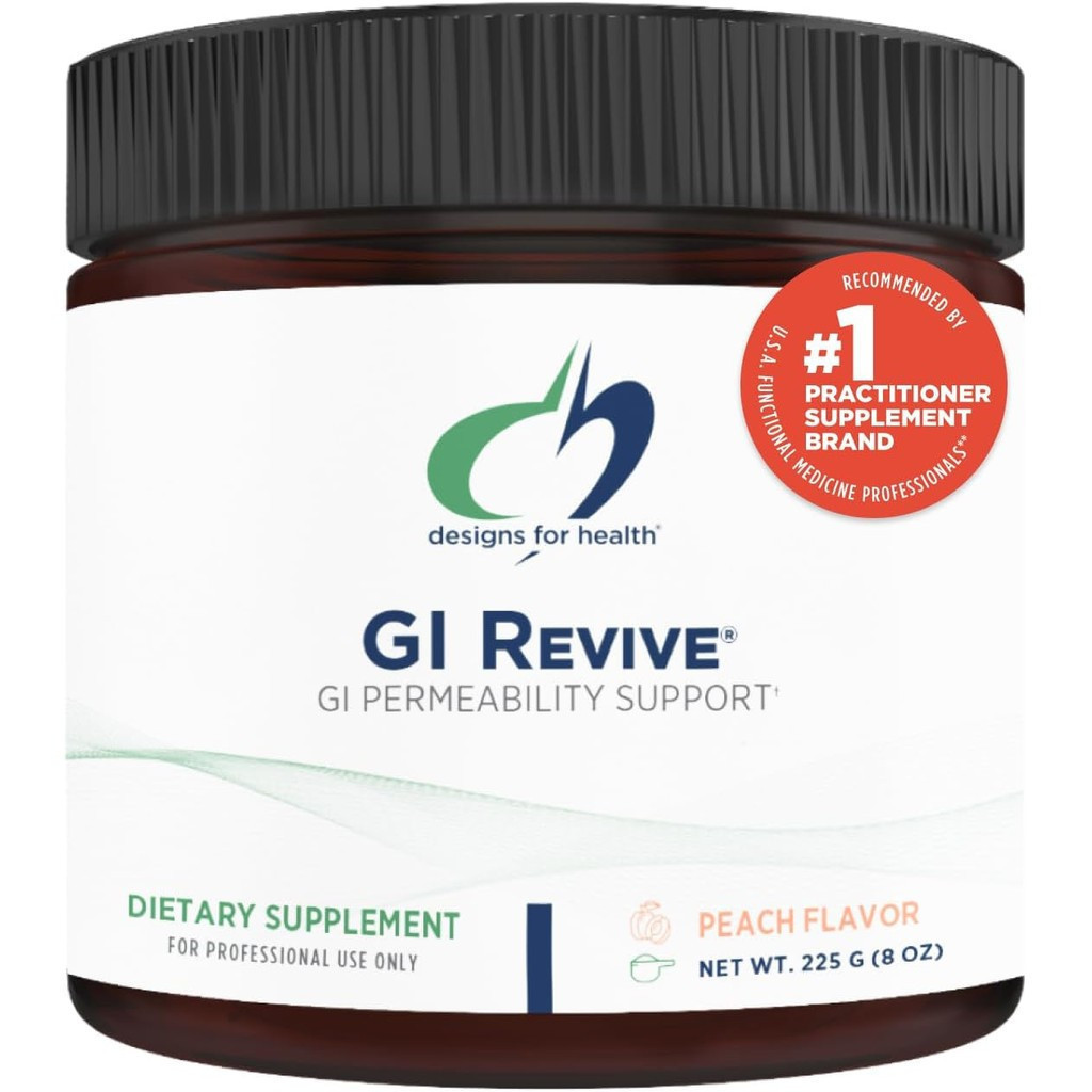 การออกแบบเพื่อสุขภาพ GI Revive Gut Health Powder - L Glutamine & Citrus Pectin เพื่อสุขภาพทางเดินอาห