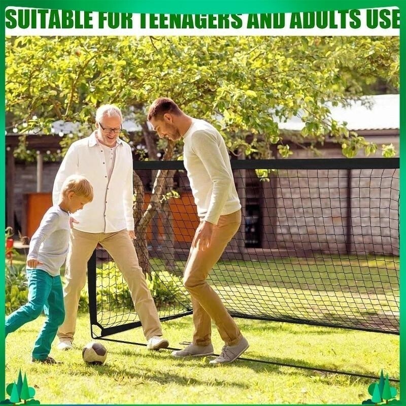 Foldable Football Gate Portable Football Goal Post Net Backyard Indoor and Outdoor Teens Training So