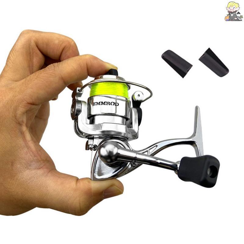 รอกหมุนขนาดเล็ก Pocket Mini 100 สปินนิ่ง릴 สำหรับตกปลา พร้อมอัตราการหมุน 4.3:1 ทำจากวัสดุโลหะ