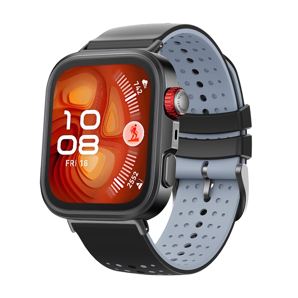 กีฬานาฬิกาซิลิโคนสําหรับ Huawei Watch FIT4Pro 4 3,Dual สีสร้อยข้อมือสําหรับ Redmi Watch 6 5 4 สายรัดข้อมือ Correa - รูปที่ 4