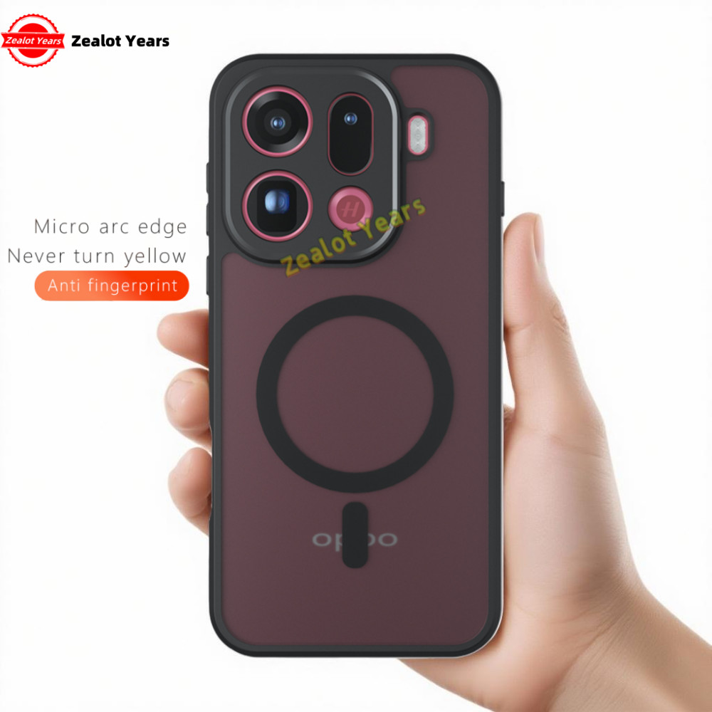 ปลอกสําหรับOppo Find X9 Pro 5G X9Proกันกระแทกอะคริลิคเคสโทรศัพท์กันชนแข็งเคลือบฝาครอบแม่เหล็ก