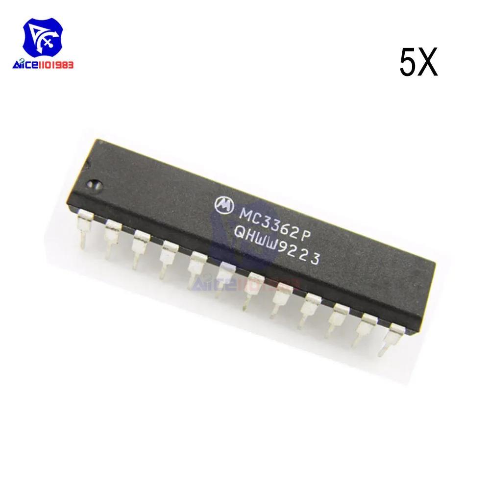 5 ชิ้น/ล็อตชิป IC MC3362P MC3362 DIP-24 วงจรรวมเดิม