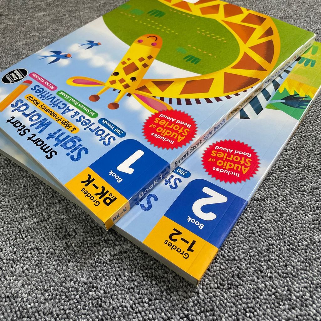 Evan Moor Smart Start Sight Words 1-2 Qie อุปกรณ์เสริม Evan Moor Air Start Sight Needle