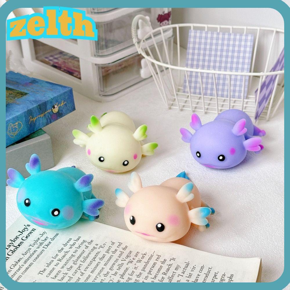 ZELTH ของเล่นบีบ, การออกแบบยืด Fidget ตุ๊กตาการ์ตูนปลา Squishy ของเล่น, ตลกความเครียดบรรเทาหลายสีน่า
