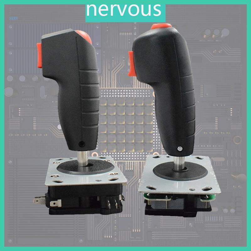 NERV 8 Way Flight Joystick ปุ่ม Trigger-Stick สําหรับ Arcade VR Simulator Crane Machine