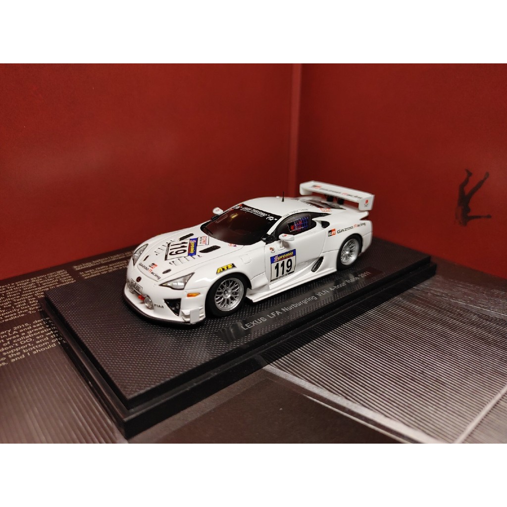 EBBRO Lexus Lexus Lexus LFA VLN Newbergrin สี่ชั่วโมง Saiwaki Shouichi Oshima Kazuya Ishiura Hiroaki