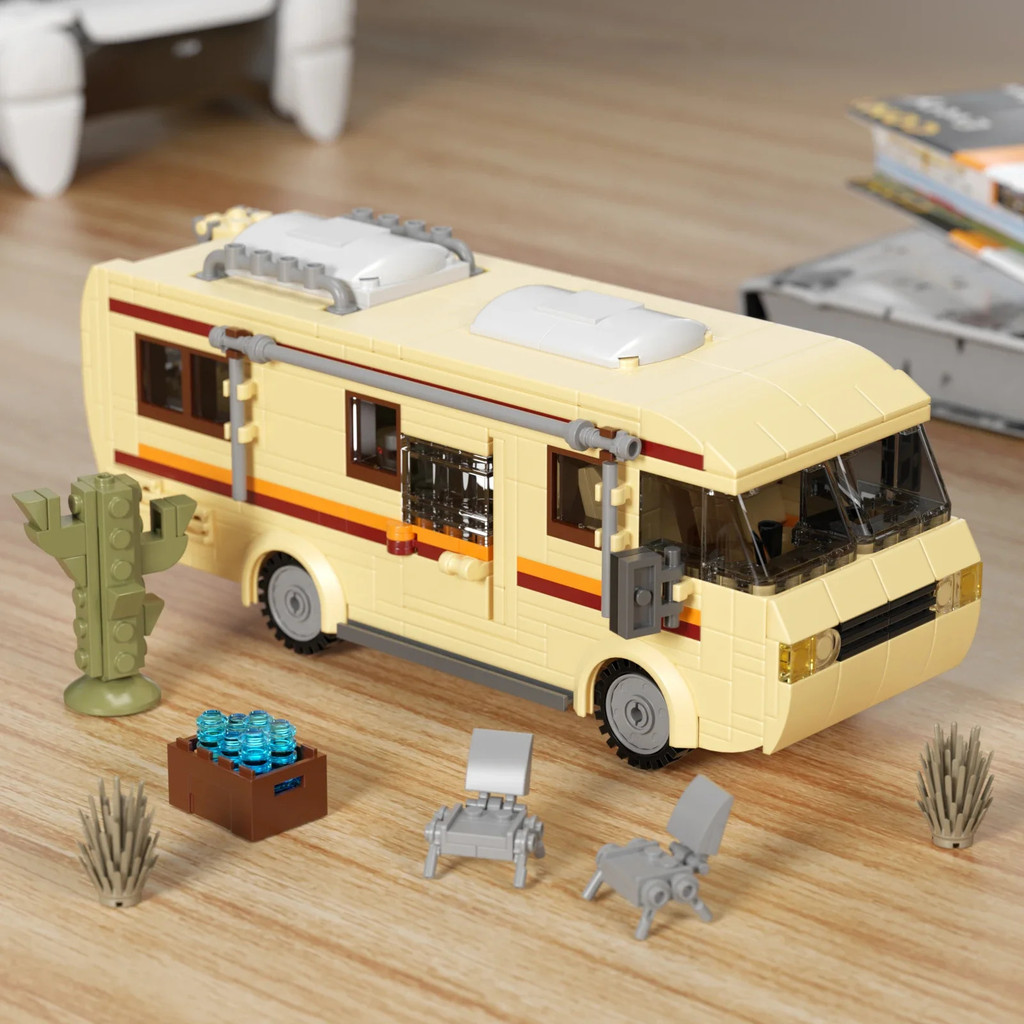 Breaking Bad Cooking Lab Rv รถ Pinkman การศึกษา Building Blocks ชุด Walter สีขาวของเล่นเด็กของขวัญวั