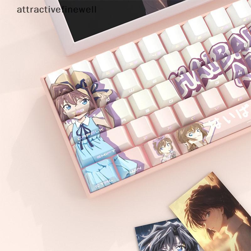 [attractivefinewell] 74 คีย์อะนิเมะ Anita Hailey Keycaps การ์ตูนสไตล์คีย์บอร์ด Key Caps สําหรับ 61/6