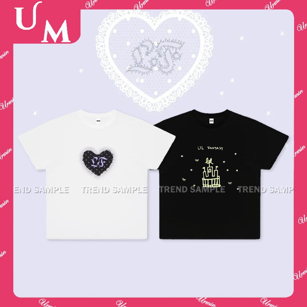 KPOP TWICE CHAEYOUNG อัลบั้มที่ 1LIL FANTASY Vol.1 Merch ผ้าฝ้ายเสื้อยืด Plus ขนาด Unisex แนวโน้มแฟช