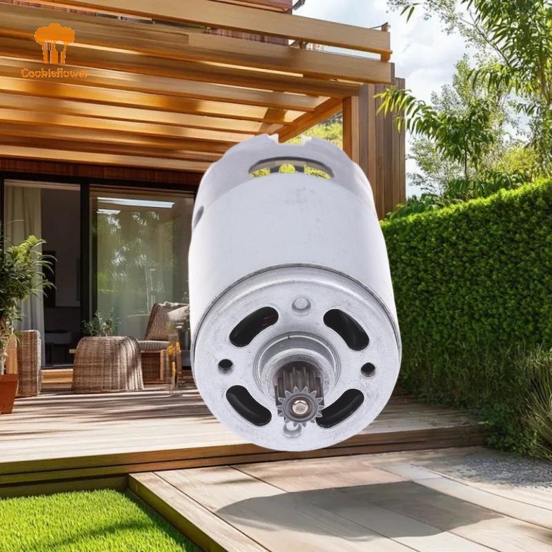 CKFR 21V 14 ฟันเกียร์ Micro DC มอเตอร์ RS 550 28000RPM เลื่อยไฟฟ้ามอเตอร์สําหรับมินิเลื่อยลูกโซ่แบบช