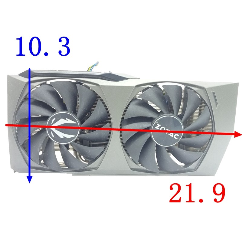 เหมาะสําหรับ ZOTAC/ZOTAC RTX3060/3060ti กราฟิกการ์ดรูหม้อน้ําระยะทาง 5.4 ซม. ชุดหม้อน้ํา