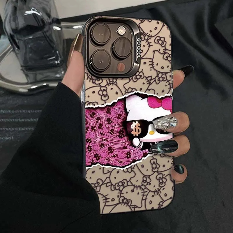 เคสโทรศัพท์ Hello Kitty พร้อมธีมเงินเหมาะสําหรับ Vivo Y21/Y21s/Y21t/Y33s/Y33t Y27 4G Y28 4G Y30/Y30i
