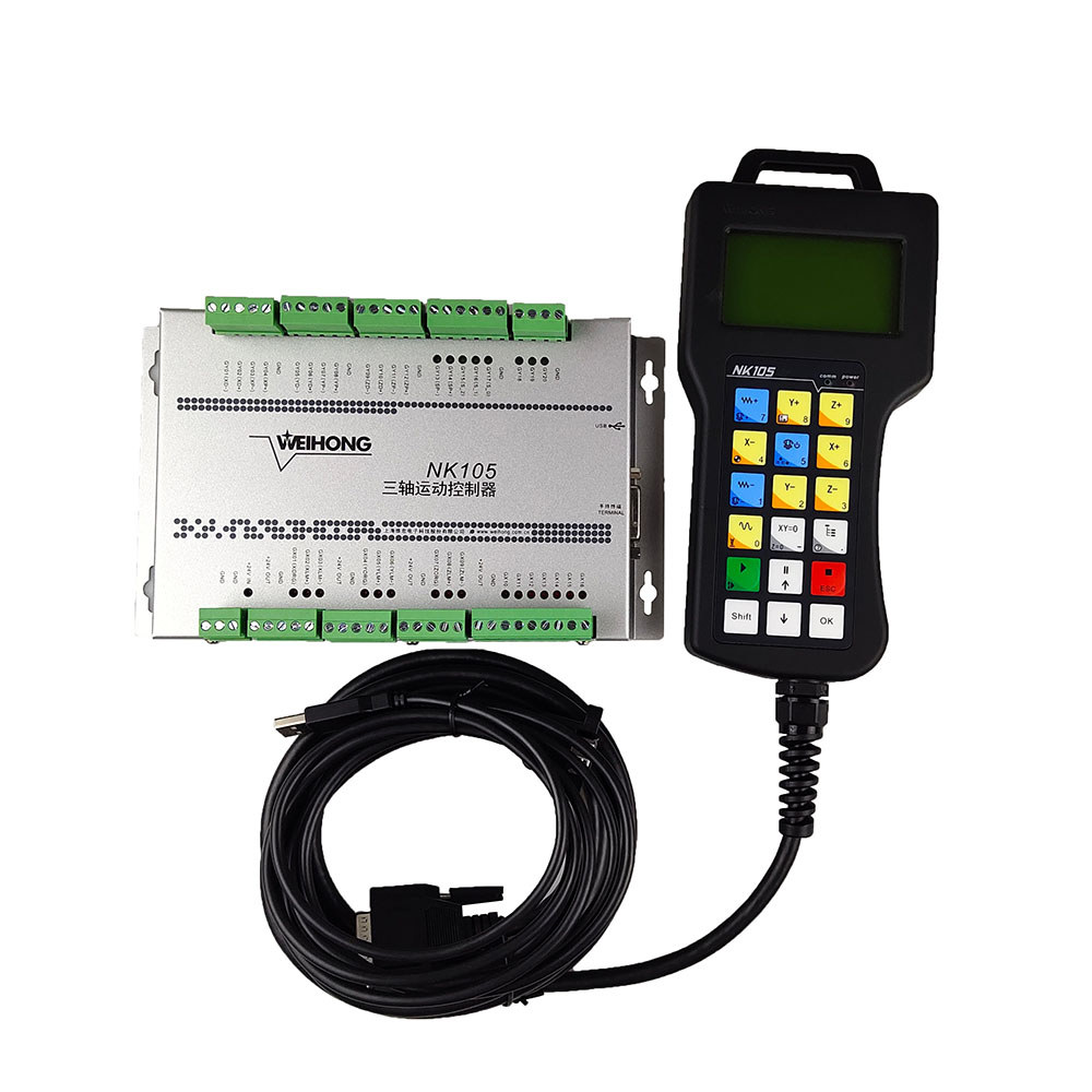 Weihong NK105-G2/NK105-G3 CNC DSP Controller 3 แกน 4 แกนเครื่องแกะสลักระบบควบคุมกีฬา