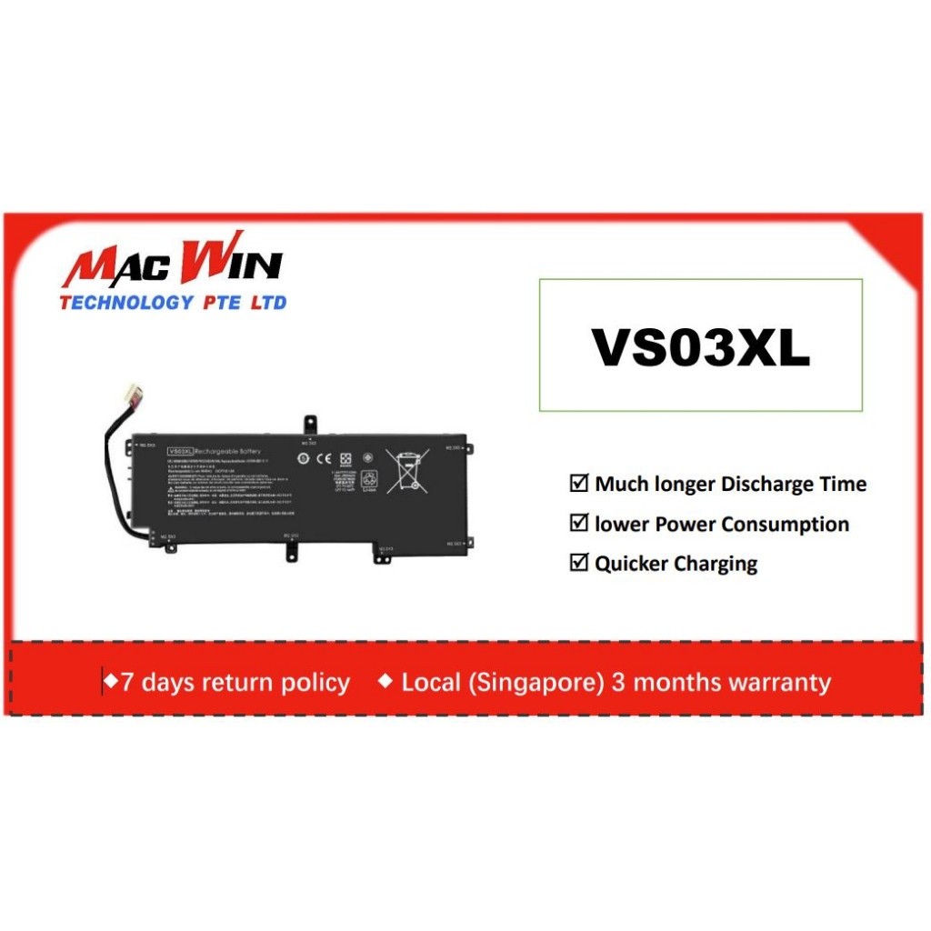 VS03XL Battery Compatible HP Envy 15AS000 Series 15as001ng 15as014wm 15as025TU 15as027TU 15as032TU 1
