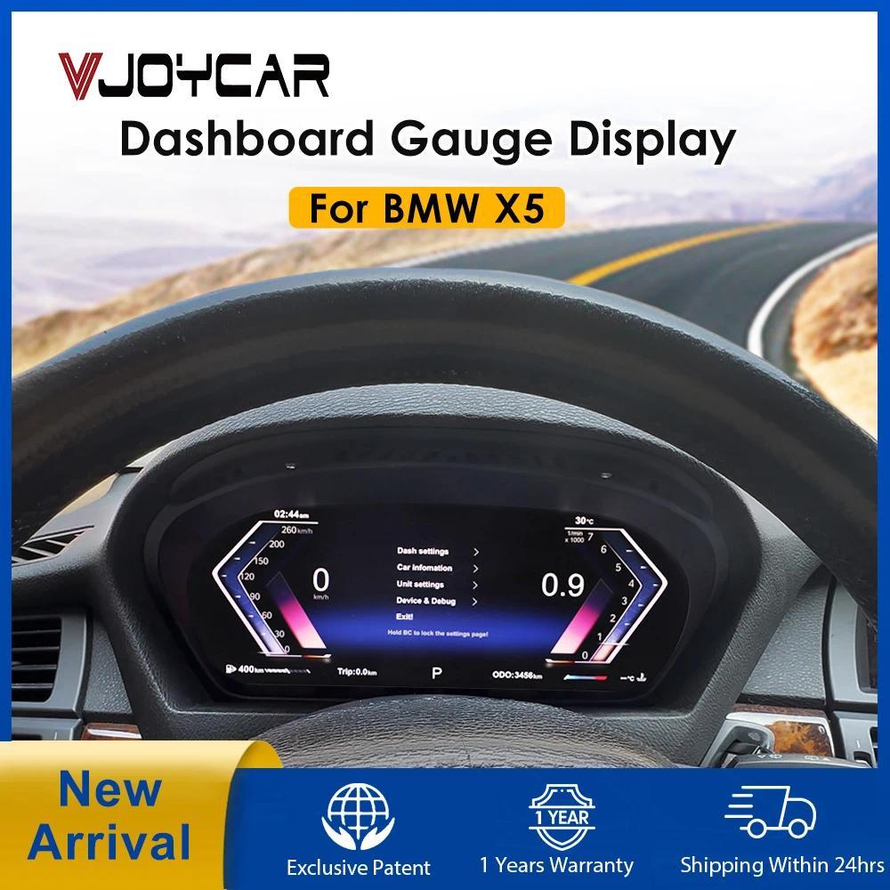 12.3 นิ้วรถ LCD Dashboard สําหรับ BMW X5 E Series เครื่องมือ Cluster Gague แผง Virtual CockPit Speed