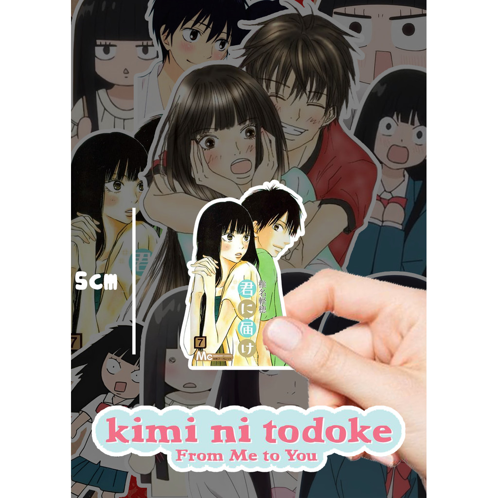 ชุดสติ๊กเกอร์ Kimi Ni Todoke 84 ชิ้น ไม่ใช่อนิเมะที่เหมือนกัน From Me to You คอลเลกชันสําหรับแฟนๆ