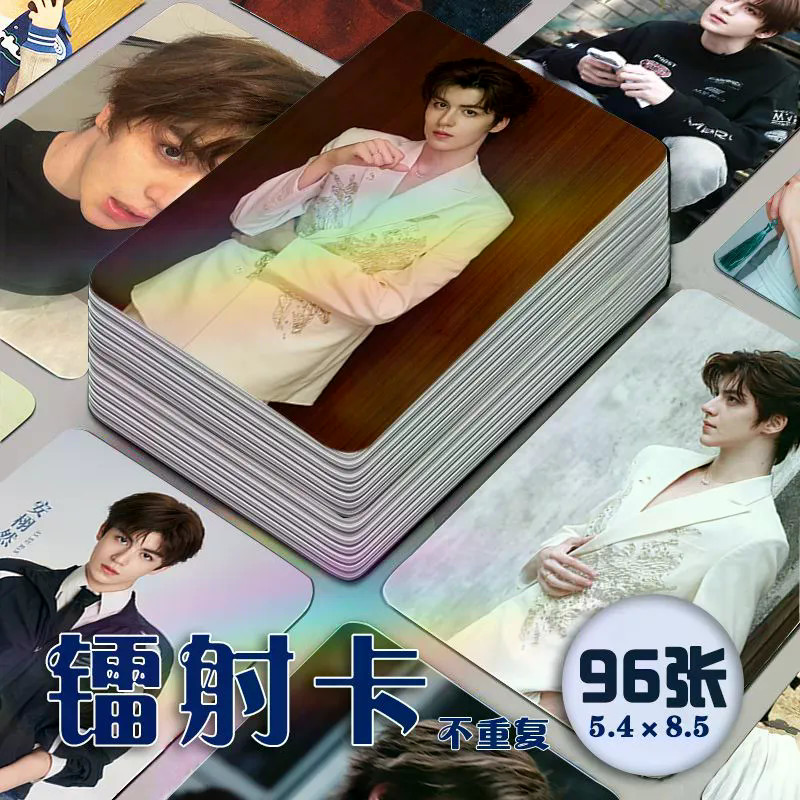✨ขายร้อน✨VOWS VOWS VOWS Photocard 96 แผ่นการพิมพ์ด้วยตนเอง 10 ซม.Double-Sided Lamined Meal-Madeโปสกา