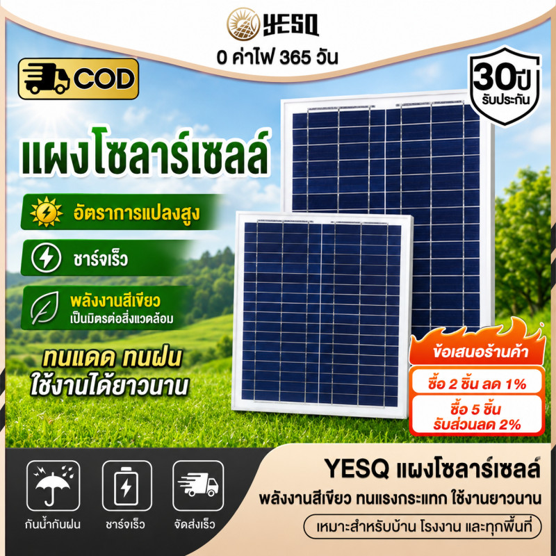 แผงโซล่าเซลล์ Solar cell 10W 8W 6V แผงโซล่า แผ่นโซล่าเซลล์ สำหรับชาร์จแบตเตอรี่ พลังงานแสงอาทิตย์