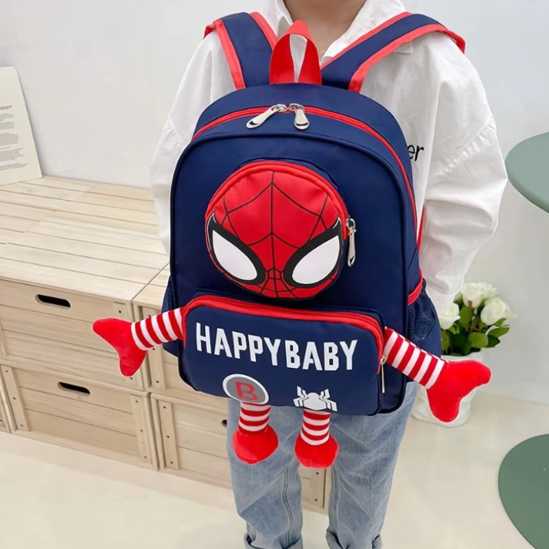ZZ HOME01 กระเป๋าเป้ของเด็ก กระเป๋าสะพายหลังของเด็กชาย