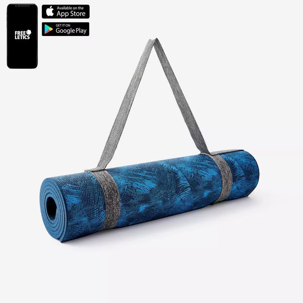 Decathlon เสื่อโยคะรุ่น Comfort ขนาด 173 x 61 ซม. หนา 8 มม. สีน้ำเงิน thumbnail 4