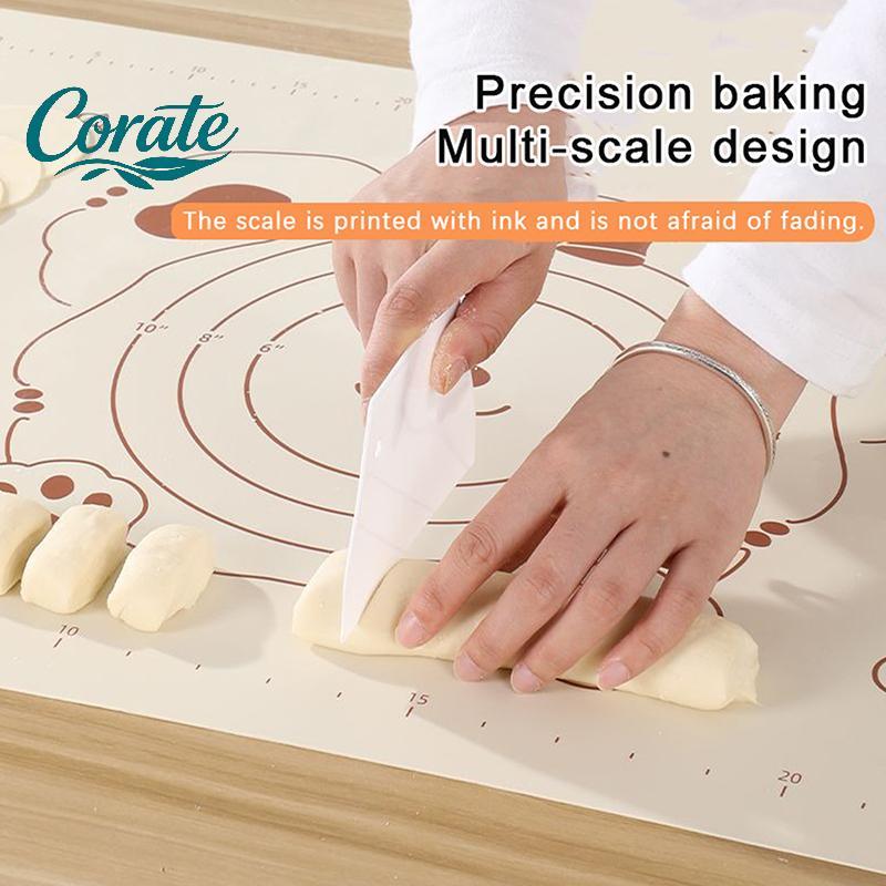 [Crate] 1 ชิ้นซิลิโคน Pastry Mat Baking Mat Non-Sti Dough Mats Pastry Mats สําหรับ Rolling Dough พร้