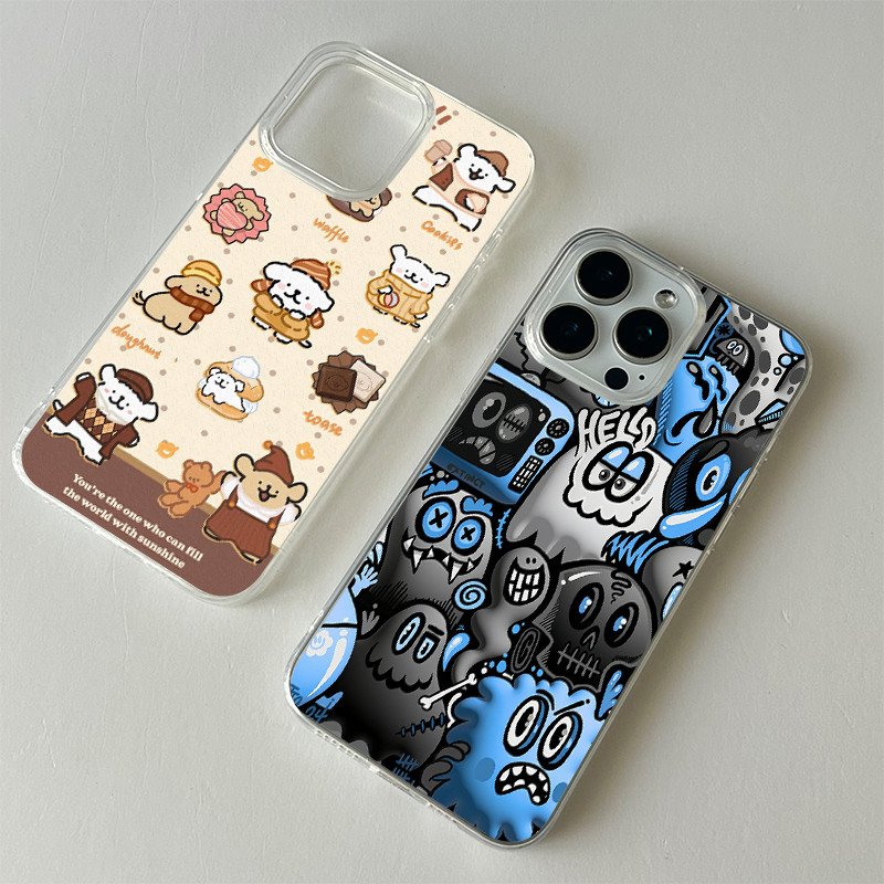 🌙KingMall🌙เคสโทรศัพท์แฟชั่นลายอวกาศใสพรีเมี่ยมกันกระแทก OPPO A18 A20 A35 A38 A40 A54 A57 A77 A78 A79 เคสสวยหรูผู้หญิง