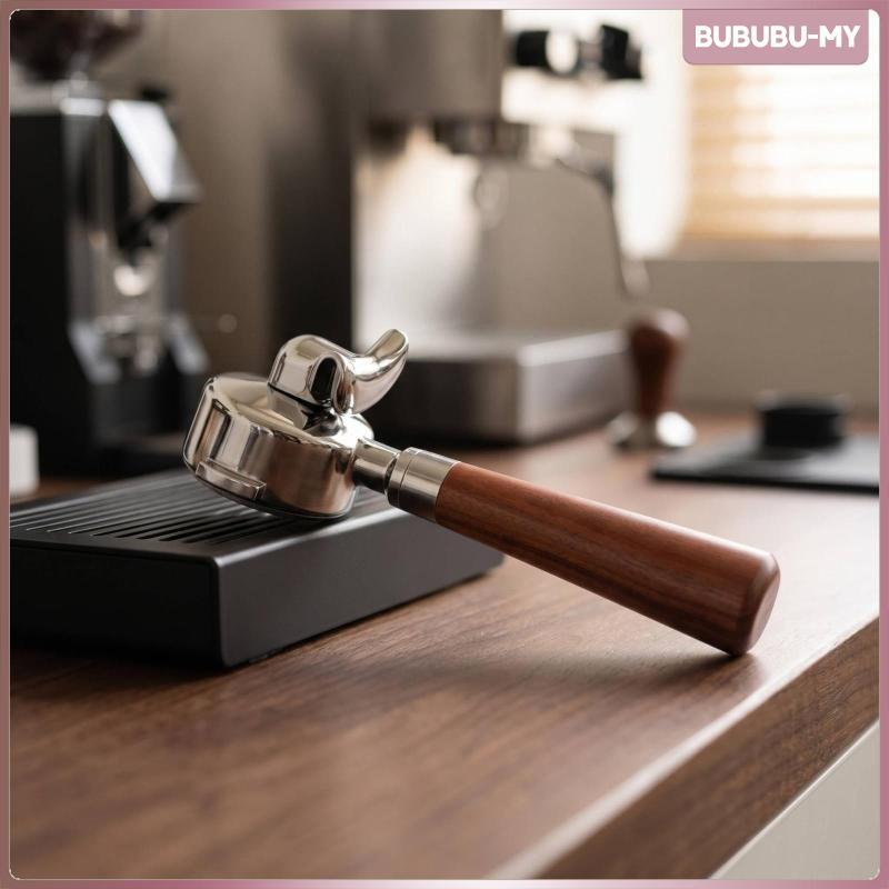 [BubuMY] E61 Portafilter 58mm Spout Portafilter Stainless Red Rosewood Double A1