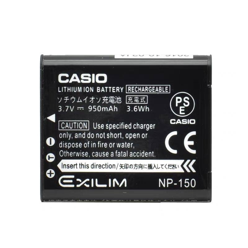 เหมาะสําหรับแบตเตอรี่ Casio NP-150 TR350 TR350S TR500 TR550/570 TR600 Charger