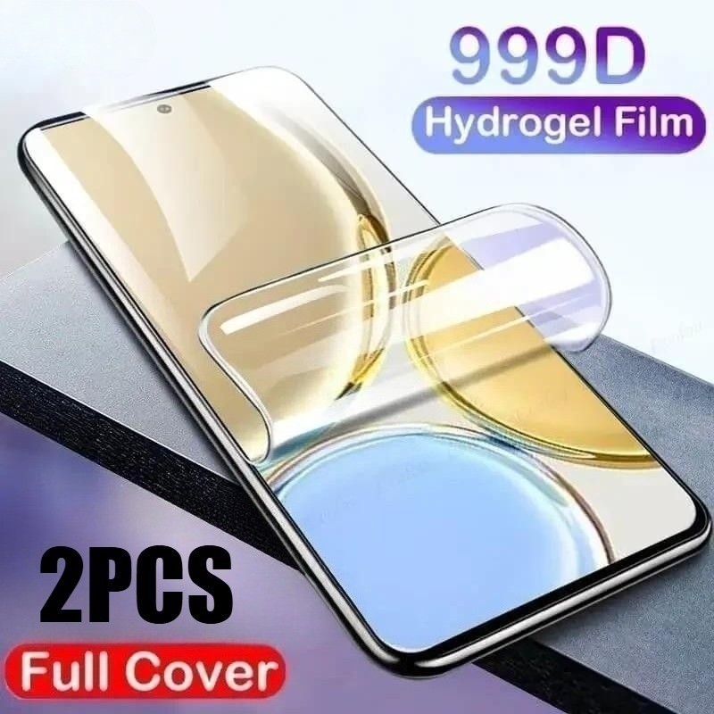 2 ชิ้น Anti Blue Light Hydrogel ป้องกันหน้าจอสําหรับ LG Stylo กํามะหยี่ G8X K22 K40S K50 Q52 K52 K71