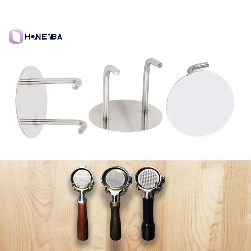 <Honeyby>Self-adhesive Coffee Bottomless Portafilter Wall Ra 51mm/53mm/54mm/58mm Coffee Bottom Filte