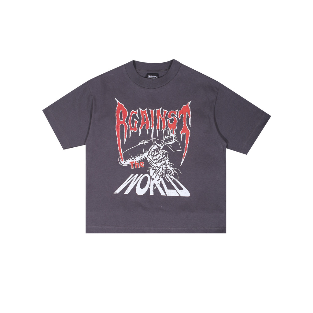 เสื้อยืด Reap Shining Bright - สีเทาเข้ม
