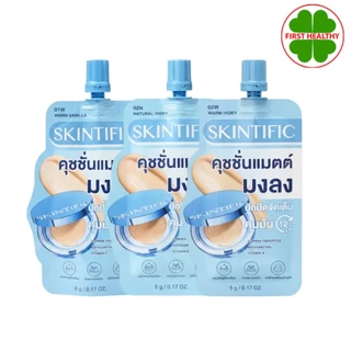Skintific Perfect Stay Velvet Matte Cushion (ซอง 5 กรัม) สคินทิฟฟิค เพอร์เฟกต์ สเตย์ เวลเวท คุชชั่น
